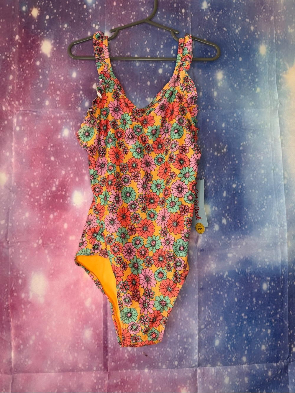 New girls cat & Jack one piece swimsuit